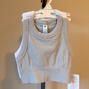 Yogalicious ribbed seamless cheer squad sports bra- bundle of 2 NWT